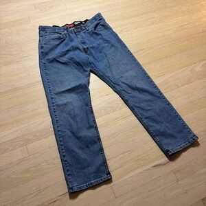 Wrangler Performance Series Mens Regular Fit Jeans Blue 38x30